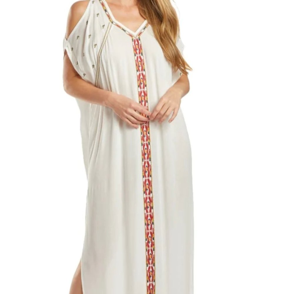 O'Neill Frankie Cover-Up Maxi Dress White